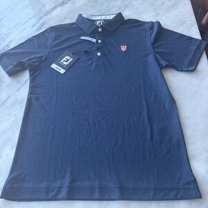 Navy FootJoy boys golf shirt